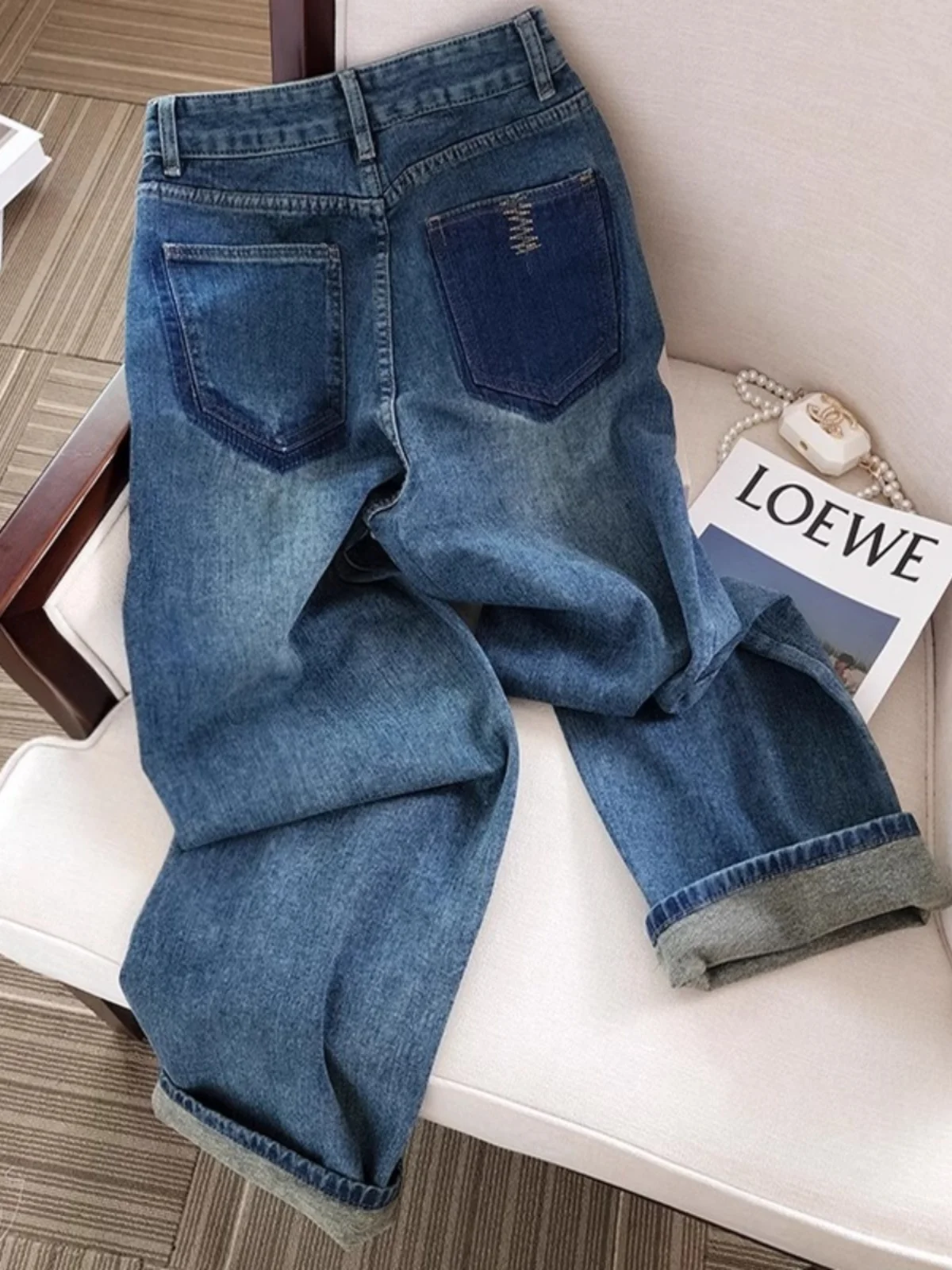American High Street Straight Leg Men's Jeans Spring Autumn New Sle Retro Loose Wide Leg Dad Pants Casual Youth Trend
American High Street Straight Leg Men's Jeans Spring Autumn New Sle Retro Loose Wide Leg Dad Pants Casual Youth Trend
