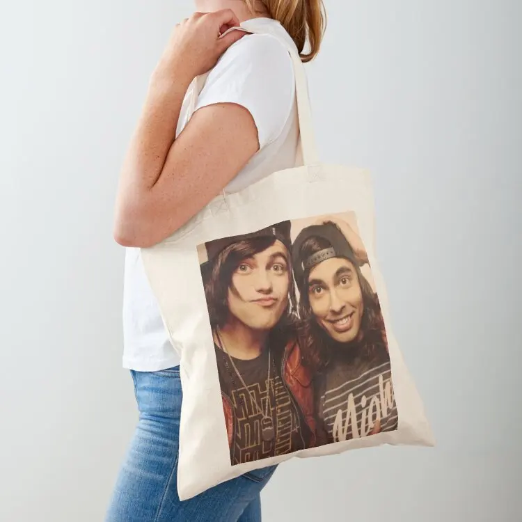 Kellin Quinn and Vic Fuentes Tote Bag bag luxury women Shopper handbag Beach bag shopping bags foldable
Kellin Quinn and Vic Fuentes Tote Bag bag luxury women Shopper handbag Beach bag shopping bags foldable
