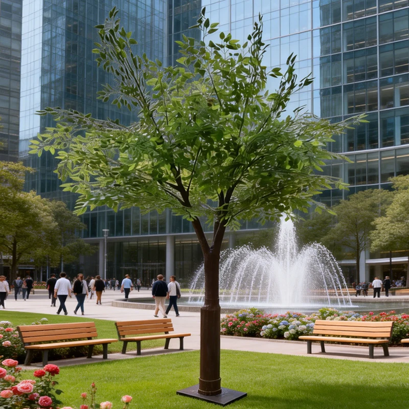 Simulated banyan tree large fake tree, suitable for living rooms, terraces, Christmas displays, wedding landscaping fake trees.
Simulated banyan tree large fake tree, suitable for living rooms, terraces, Christmas displays, wedding landscaping fake trees.