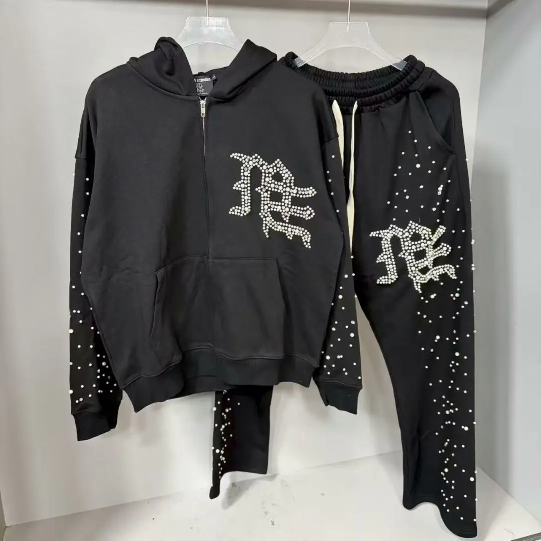 MIXEDEMOTION High Quality Hooded Zipper Sweatshirt Jacket Pants Set Loose Fashionable Youth Autumn Long Sleeve Long Pants
MIXEDEMOTION High Quality Hooded Zipper Sweatshirt Jacket Pants Set Loose Fashionable Youth Autumn Long Sleeve Long Pants