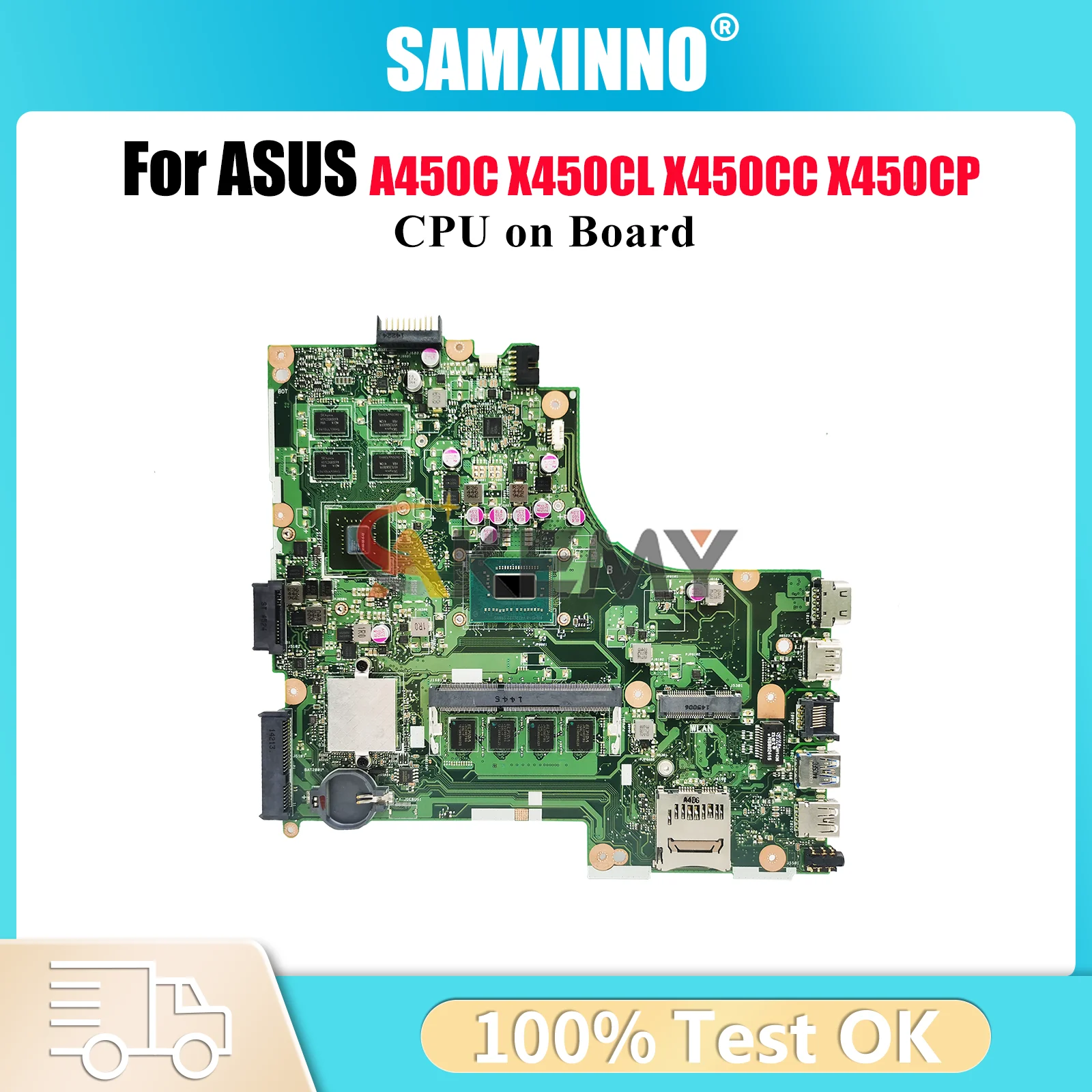 X450CC Материнская плата для ноутбука ASUS VivoBook X450CL X452C X450CP X450CC X450C K450C Y481C A450C Материнская плата с процессором tests OK stk
X450CC Материнская плата для ноутбука ASUS VivoBook X450CL X452C X450CP X450CC X450C K450C Y481C A450C Материнская плата с процессором tests OK stk