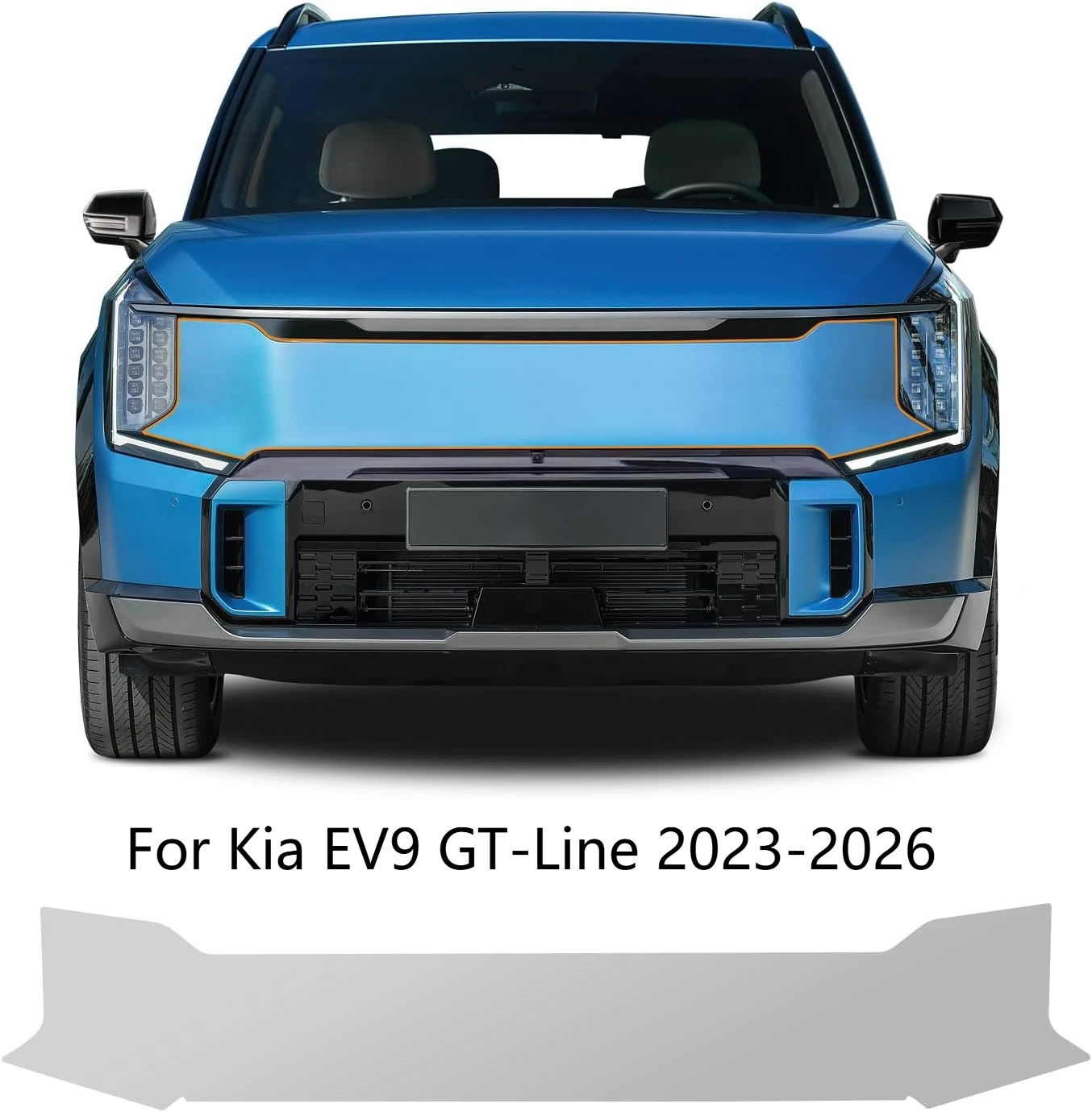 For Kia EV9 GT-Line 2023 2024 2025 2026 Partial Front Bumper Invisible Car Paint Protection Film TPU Self-Healing Anti Scratch Yellowing Resistant Weatherproof Easy Paste Non-Destructive Exterior Anti-Stain Protective Wrap Modification Car Accessories
For Kia EV9 GT-Line 2023 2024 2025 2026 Partial Front Bumper Invisible Car Paint Protection Film TPU Self-Healing Anti Scratch Yellowing Resistant Weatherproof Easy Paste Non-Destructive Exterior Anti-Stain Protective Wrap Modification Car Accessories