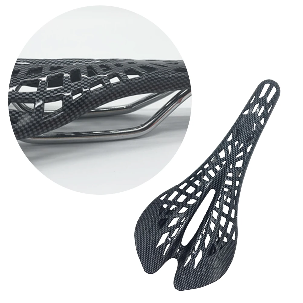 Carbon Fiber Pattern Saddle Base Flex Bike Seat Hollow Lightweight 40 Ventilated Holes Comfort Anti Shock Cycling
Carbon Fiber Pattern Saddle Base Flex Bike Seat Hollow Lightweight 40 Ventilated Holes Comfort Anti Shock Cycling