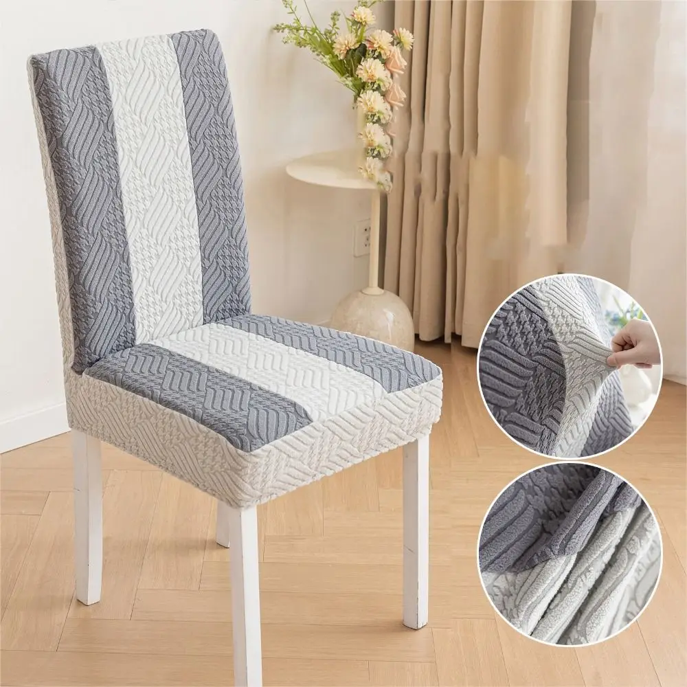 Furniture Protector Elastic Jacquard Chair Cover Soft Dustproof Seat Cover Thicker Universal Chair Cushion Home/office
Furniture Protector Elastic Jacquard Chair Cover Soft Dustproof Seat Cover Thicker Universal Chair Cushion Home/office
