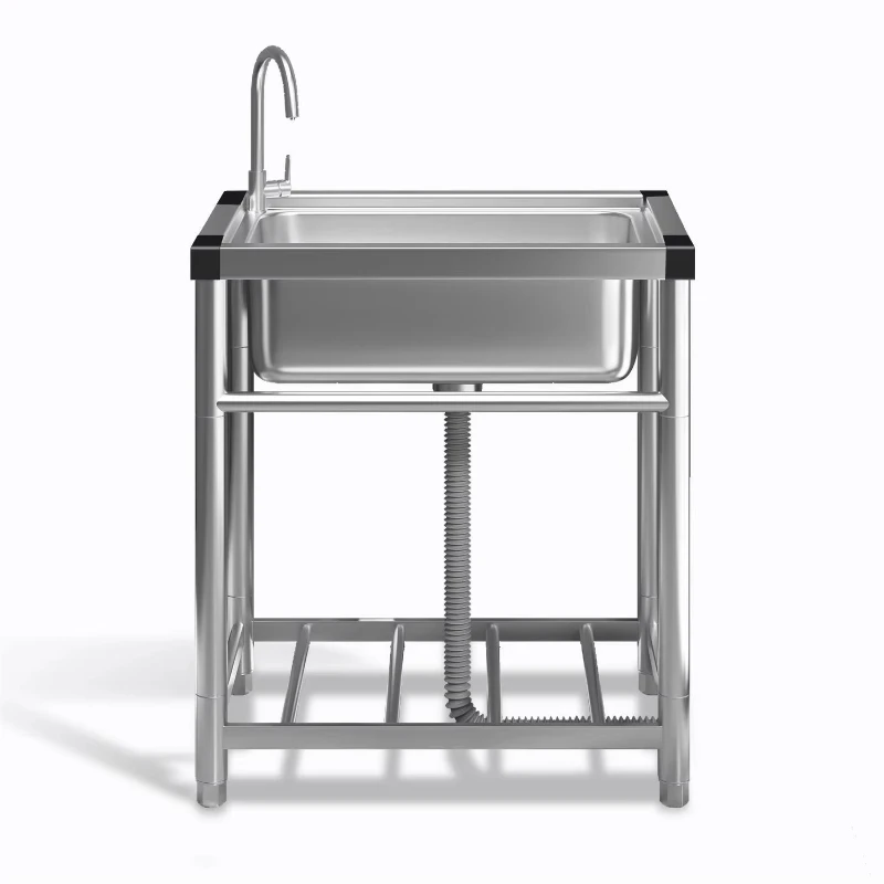 Hot Sale Independent Hotel Restaurant Kitchen Single Bowl Sink Customizable Commercial Stainless Steel Sink
Hot Sale Independent Hotel Restaurant Kitchen Single Bowl Sink Customizable Commercial Stainless Steel Sink