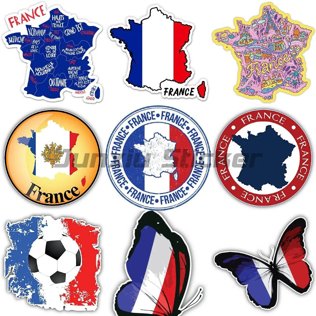 France French Map with Flag Tricolor Flag Vinyl Car Motorcycle Logo Decal Laptop Phone Tablet PVC Decor Decal
France French Map with Flag Tricolor Flag Vinyl Car Motorcycle Logo Decal Laptop Phone Tablet PVC Decor Decal