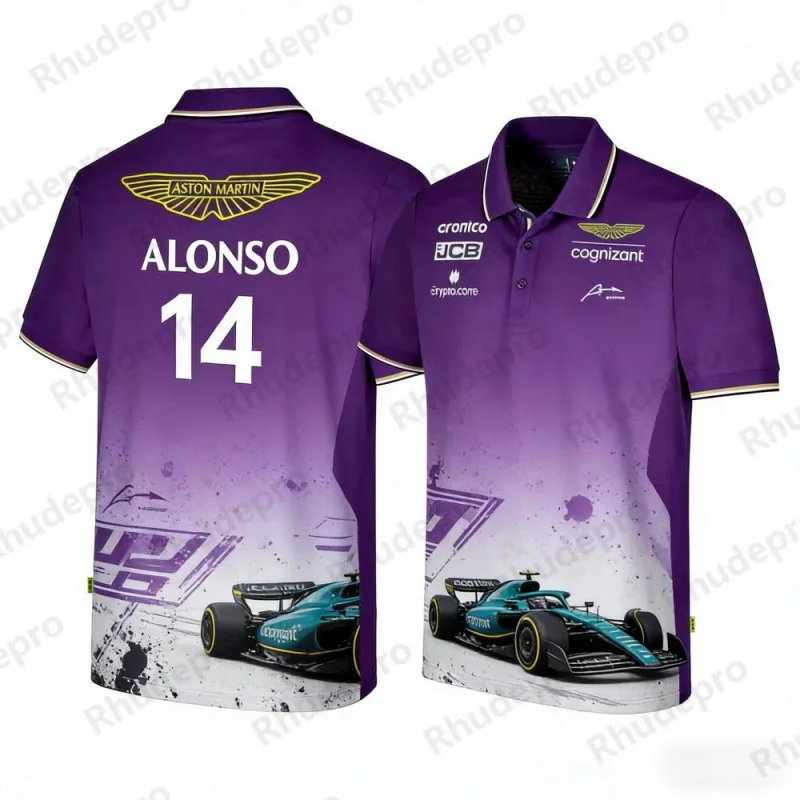 Aston Martin Racing Team Training Street Style Button Polo Shirt Fernando Alonso 14 Men's And Women's Short Sleeve Clothing
Aston Martin Racing Team Training Street Style Button Polo Shirt Fernando Alonso 14 Men's And Women's Short Sleeve Clothing