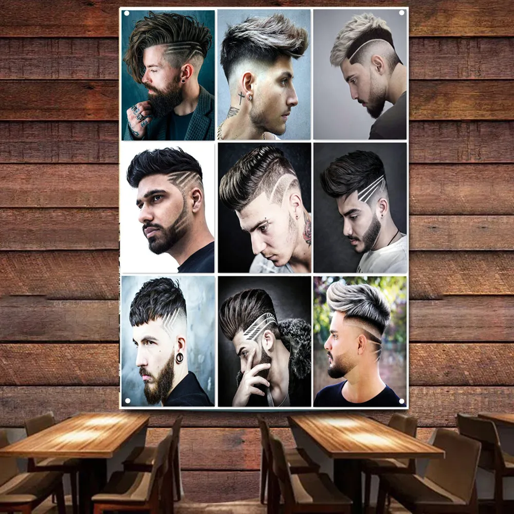 Barber Shop Wall Decor Banner - Haircut & Shave Service Poster Hairstyle Style for Men - Wall Hangings for Your Business or Home
Barber Shop Wall Decor Banner - Haircut & Shave Service Poster Hairstyle Style for Men - Wall Hangings for Your Business or Home