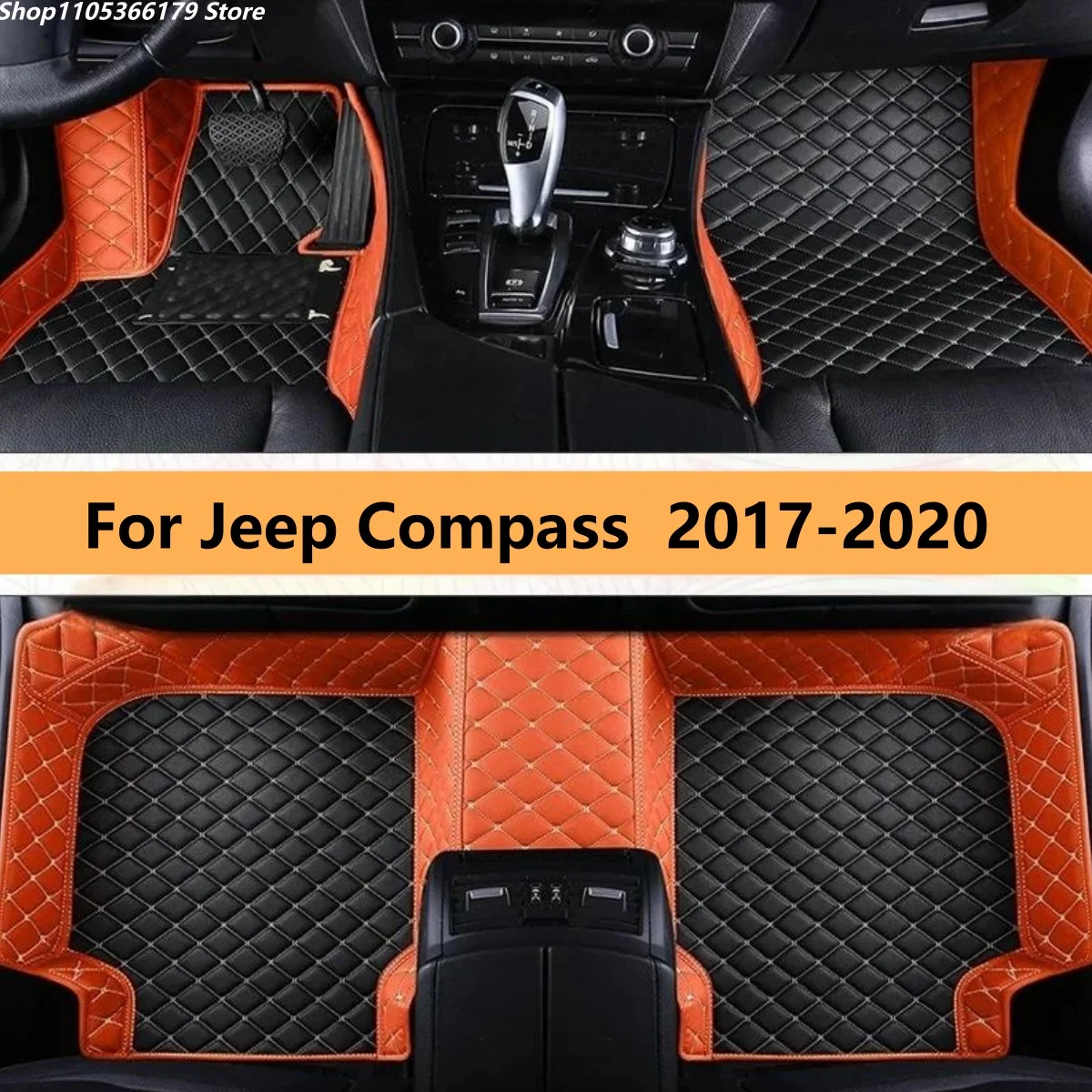 Автомобильные коврики на заказ для Jeep Compass 2017-2020: водонепроницаемые, для защиты пола, аксессуары для салона автомобиля
Автомобильные коврики на заказ для Jeep Compass 2017-2020: водонепроницаемые, для защиты пола, аксессуары для салона автомобиля