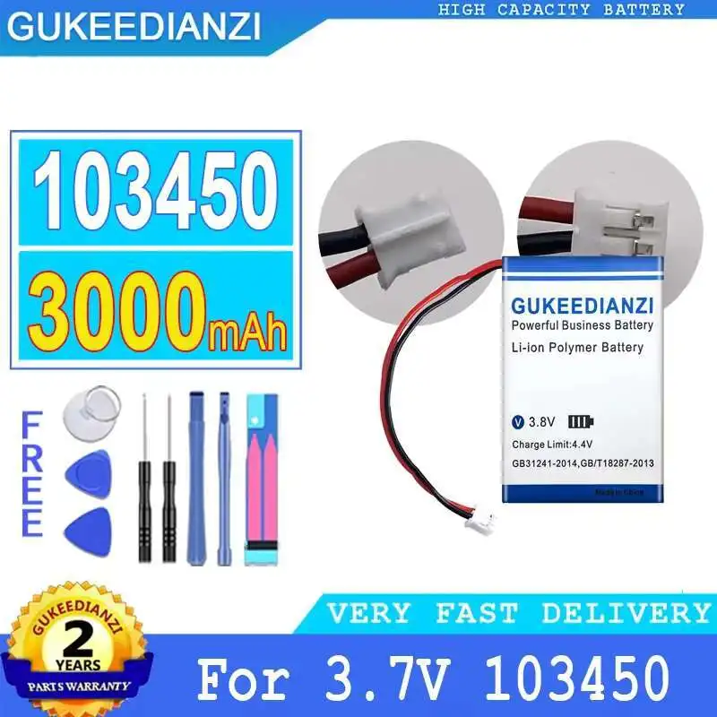 For PS4 103450 Cameras Gps Bluetooth Speakers 3.7V Lithium - Ion Battery Lightweight 3000Mah PH 2.0 Plug
For PS4 103450 Cameras Gps Bluetooth Speakers 3.7V Lithium - Ion Battery Lightweight 3000Mah PH 2.0 Plug