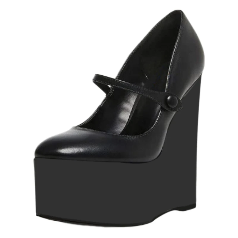 SHOFOO shoes Fashionable women's high heels. About20cm heel height. Round toe sloping shoes. Black single shoes. Fashion show .
SHOFOO shoes Fashionable women's high heels. About20cm heel height. Round toe sloping shoes. Black single shoes. Fashion show .