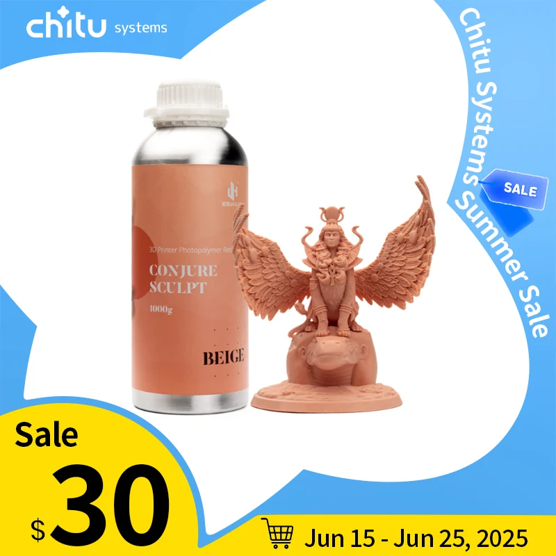 Conjure Sculpt 405nm UV Photopolymer Resin Jamg He For Elegoo/Anycubic/Creality SLA LCD 3D Printer Chitu systems
Conjure Sculpt 405nm UV Photopolymer Resin Jamg He For Elegoo/Anycubic/Creality SLA LCD 3D Printer Chitu systems