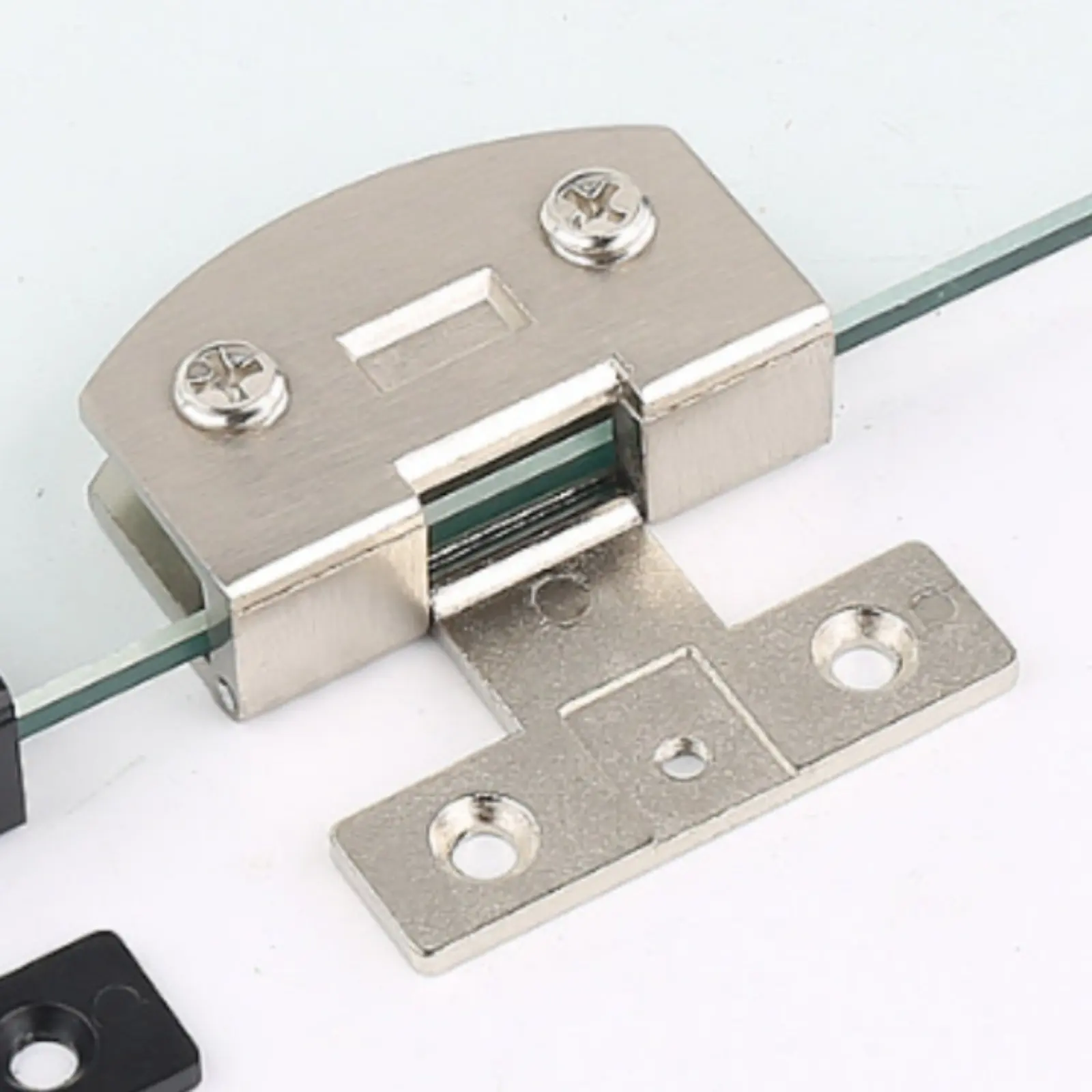 Glass Cabinet Door Clamp Hinge Easy to Install No-Drill Glass Hinge
Glass Cabinet Door Clamp Hinge Easy to Install No-Drill Glass Hinge