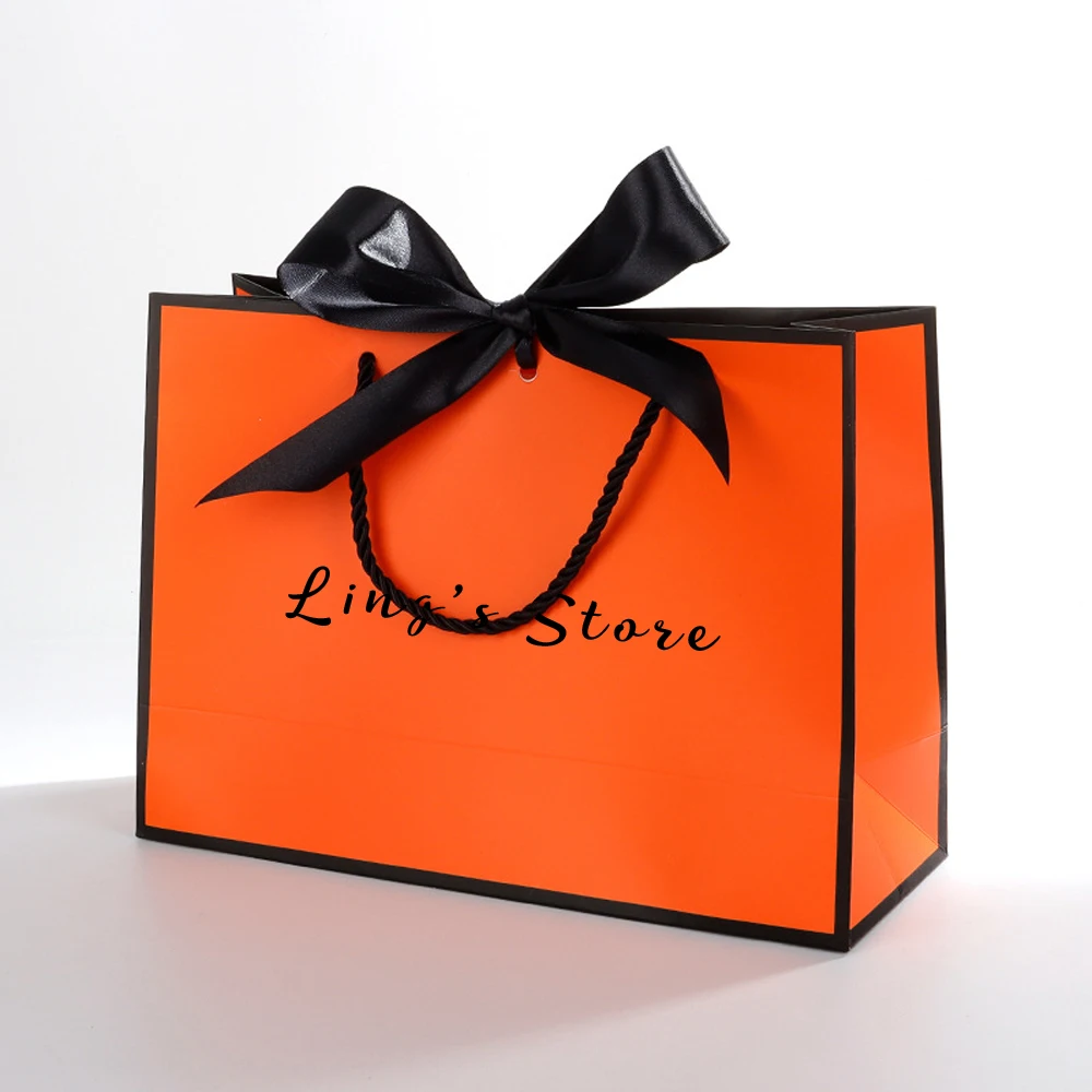 50Pcs Jewelry Paper Shopping Handle Bag Cosmetic Clothes Dress Packaging Storage Travel Pouch Can Print Names Personalized Logo
50Pcs Jewelry Paper Shopping Handle Bag Cosmetic Clothes Dress Packaging Storage Travel Pouch Can Print Names Personalized Logo