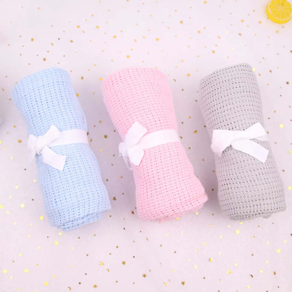 3 Pcs Blanket Receiving Cotton Blankets for Girls Boys Toddler Cellular Swaddle
3 Pcs Blanket Receiving Cotton Blankets for Girls Boys Toddler Cellular Swaddle