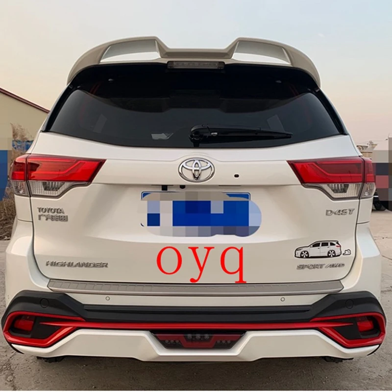 For Toyota Highlander 2015-2020 High Quality ABS Plastic Rear Roof Spoiler Wing Trunk Lip Boot Cover Car Styling
For Toyota Highlander 2015-2020 High Quality ABS Plastic Rear Roof Spoiler Wing Trunk Lip Boot Cover Car Styling