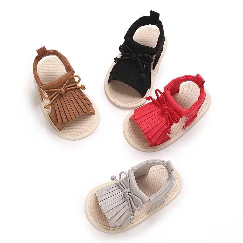 New Summer Baby Sandals Tassel Design Soft Cloth Sole Breathable First Walkers for Infants 0-18 Months
New Summer Baby Sandals Tassel Design Soft Cloth Sole Breathable First Walkers for Infants 0-18 Months