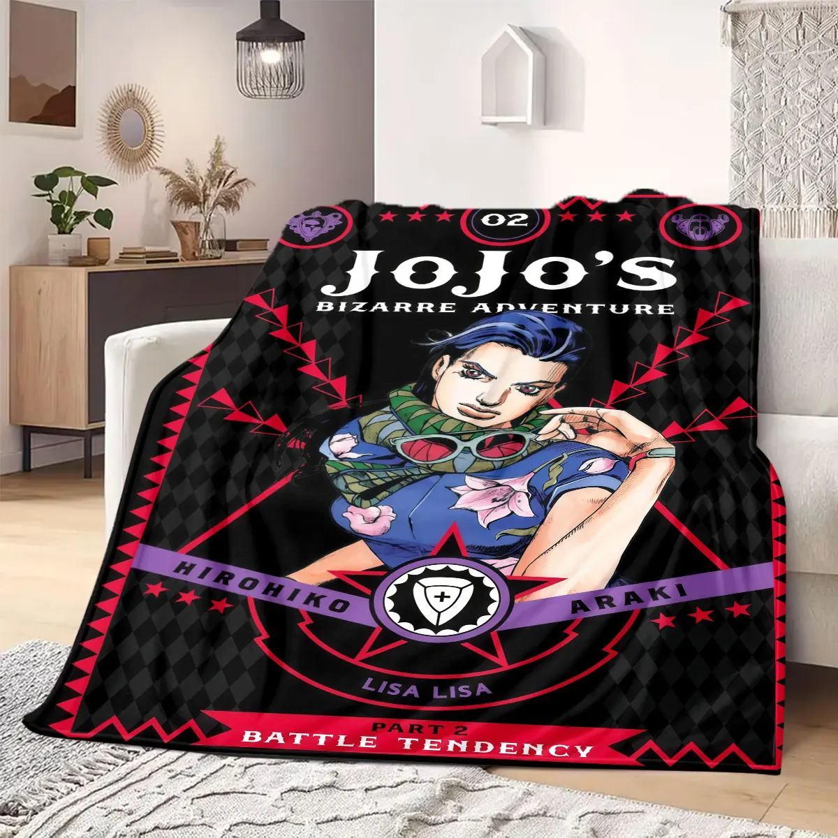 JOJO anime Flannel Blanket Warm,Comfortable,Suitable for Bedrooms,Sofas,Beds,Chairs,Picnics,Travel
JOJO anime Flannel Blanket Warm,Comfortable,Suitable for Bedrooms,Sofas,Beds,Chairs,Picnics,Travel