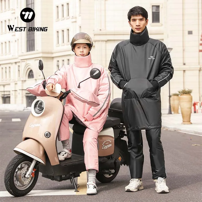 WEST BIKING Winter Windproof Coat Men Women Warm E-Bike Cycling Coat Neck Protection With Storage Bag Reflective Thermal Clothes
WEST BIKING Winter Windproof Coat Men Women Warm E-Bike Cycling Coat Neck Protection With Storage Bag Reflective Thermal Clothes