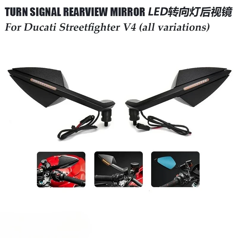 For Streetfighter V4Street Fighter motorcycle parts LED turn signal rearview mirror
For Streetfighter V4Street Fighter motorcycle parts LED turn signal rearview mirror