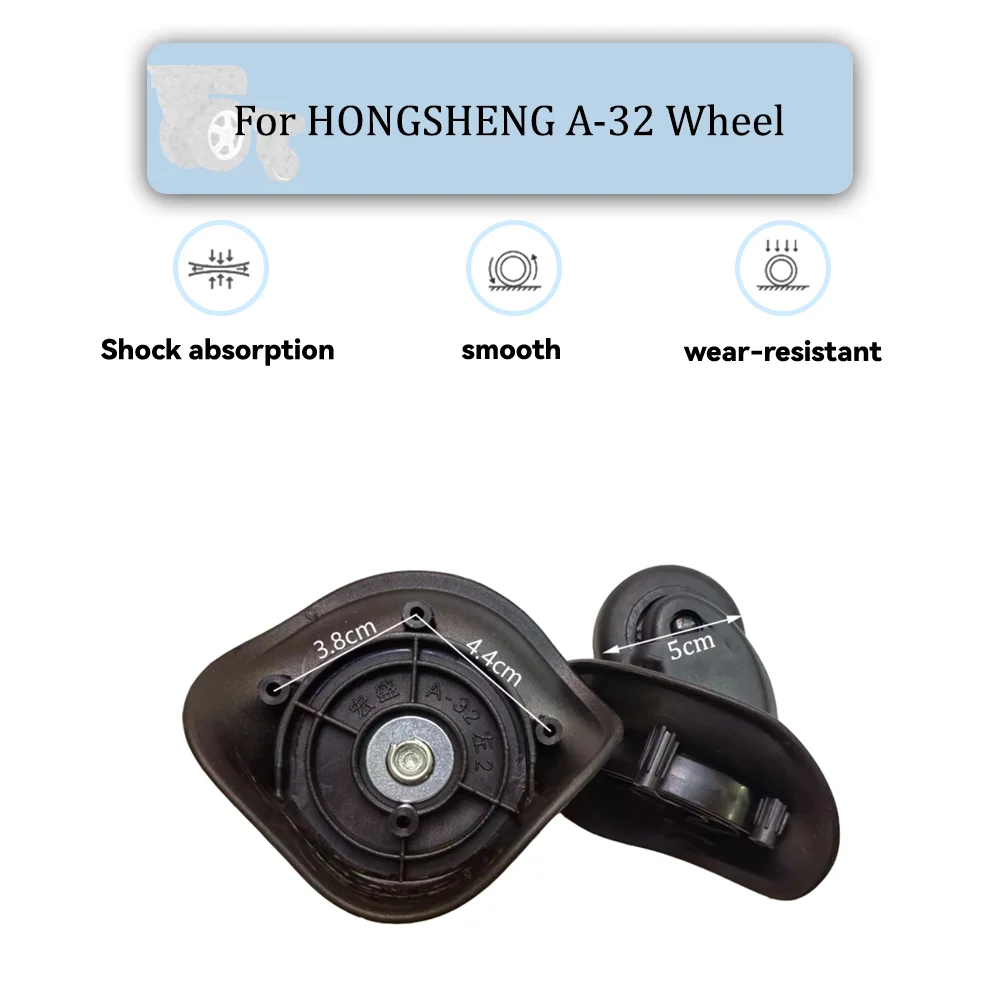 For HONGSHENG A-32 Universal Wheel Replacement Suitcase Silent Smooth Convenient Shock Absorbing Rotating Accessories Wheels
For HONGSHENG A-32 Universal Wheel Replacement Suitcase Silent Smooth Convenient Shock Absorbing Rotating Accessories Wheels