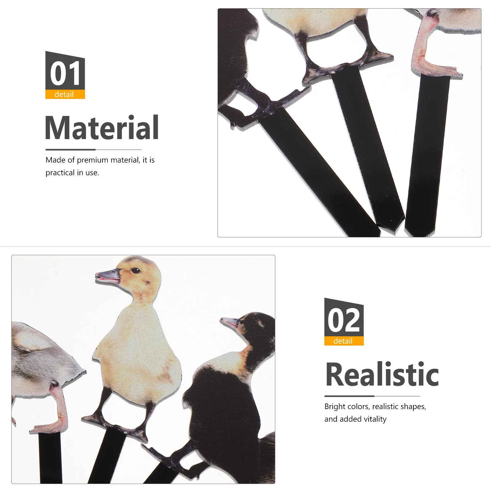 1 Set Ducks Stake Yard Animal Stakes For Outdoor Garden Lawn Decoration Acrylic Garden Ornaments Backyard Courtyard
1 Set Ducks Stake Yard Animal Stakes For Outdoor Garden Lawn Decoration Acrylic Garden Ornaments Backyard Courtyard