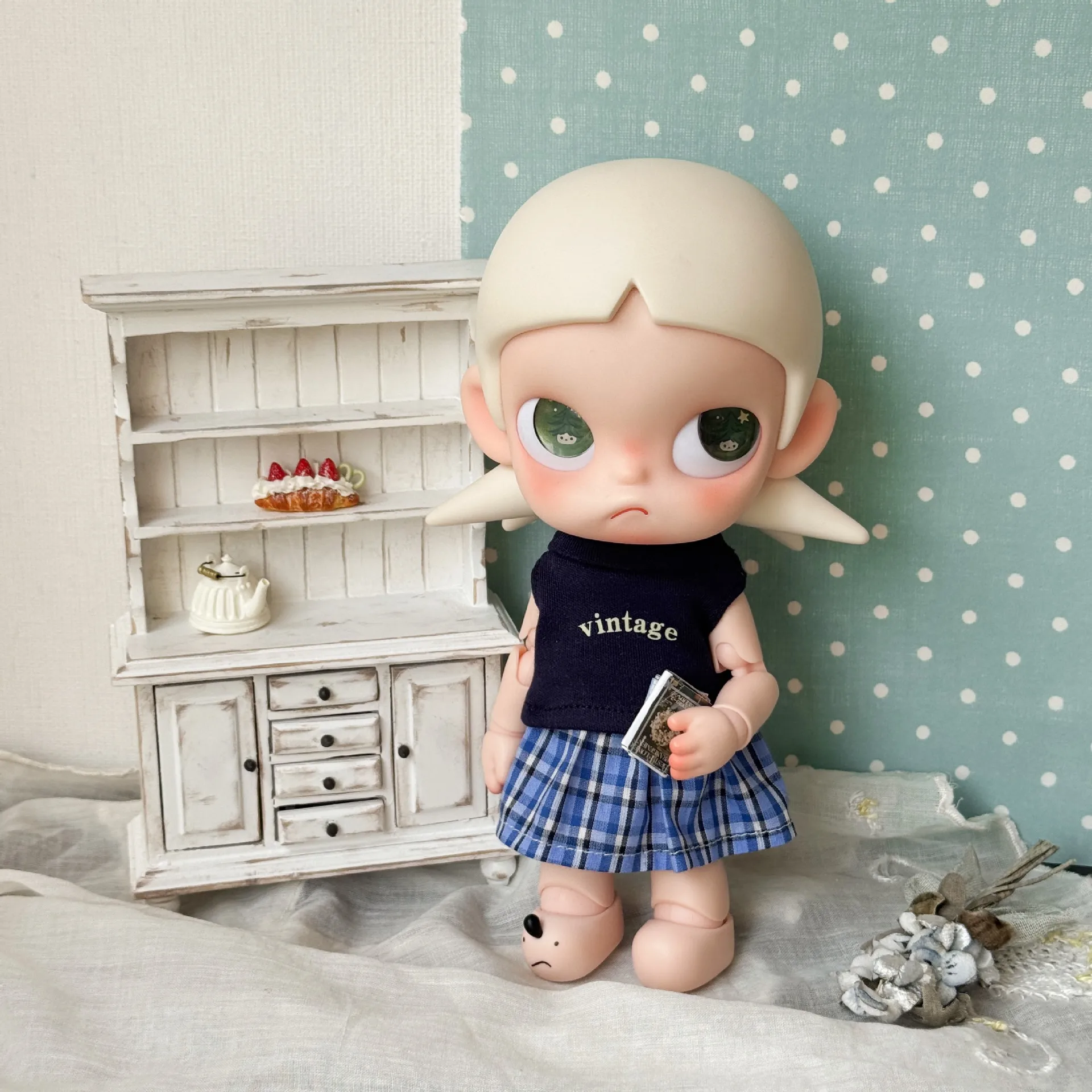 Fashion 10cm Mini Doll Clothes T-Shirt Skirt Set Dress Up Outfit for Zsiga Kitty 1/6 BJD Dolls
Fashion 10cm Mini Doll Clothes T-Shirt Skirt Set Dress Up Outfit for Zsiga Kitty 1/6 BJD Dolls