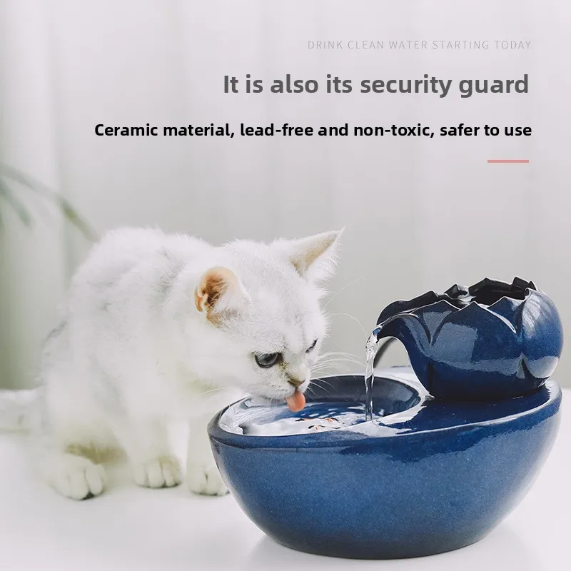 Pet Cat Water Fountain Drinker Automatic Water Dispenser Dog Feder Fountain Living Water Automatic Circulation Cat Accessories
Pet Cat Water Fountain Drinker Automatic Water Dispenser Dog Feder Fountain Living Water Automatic Circulation Cat Accessories