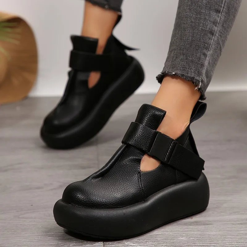 2025 New Genuine Leather Shoes Platform High Heel Shoes Wedges Comfortable and Casual Loose Women Casual Trendy Shoes
2025 New Genuine Leather Shoes Platform High Heel Shoes Wedges Comfortable and Casual Loose Women Casual Trendy Shoes
