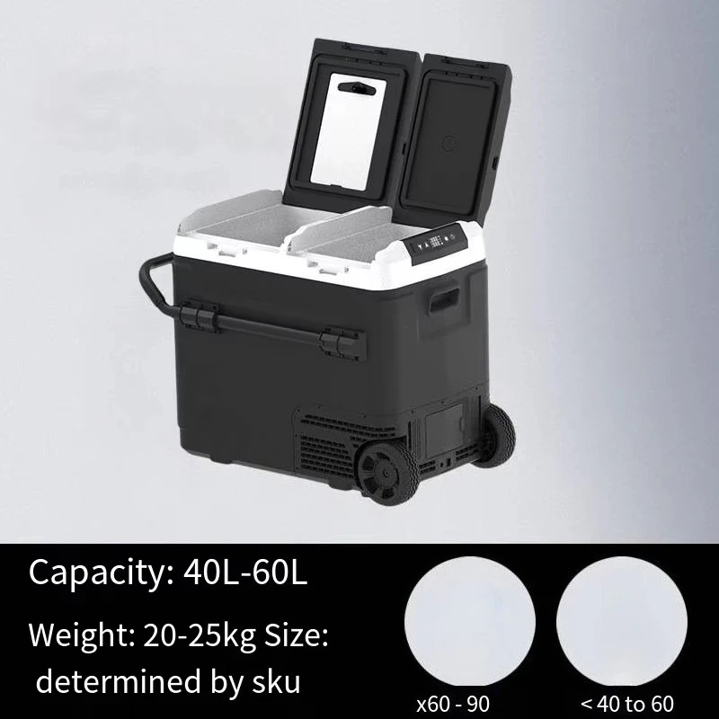 40L 50L 60L Double Control Double Temperature Compressor Car Refrigerator 12V 24V Car Home Dual Purpose Outdoor Camping Portable
40L 50L 60L Double Control Double Temperature Compressor Car Refrigerator 12V 24V Car Home Dual Purpose Outdoor Camping Portable