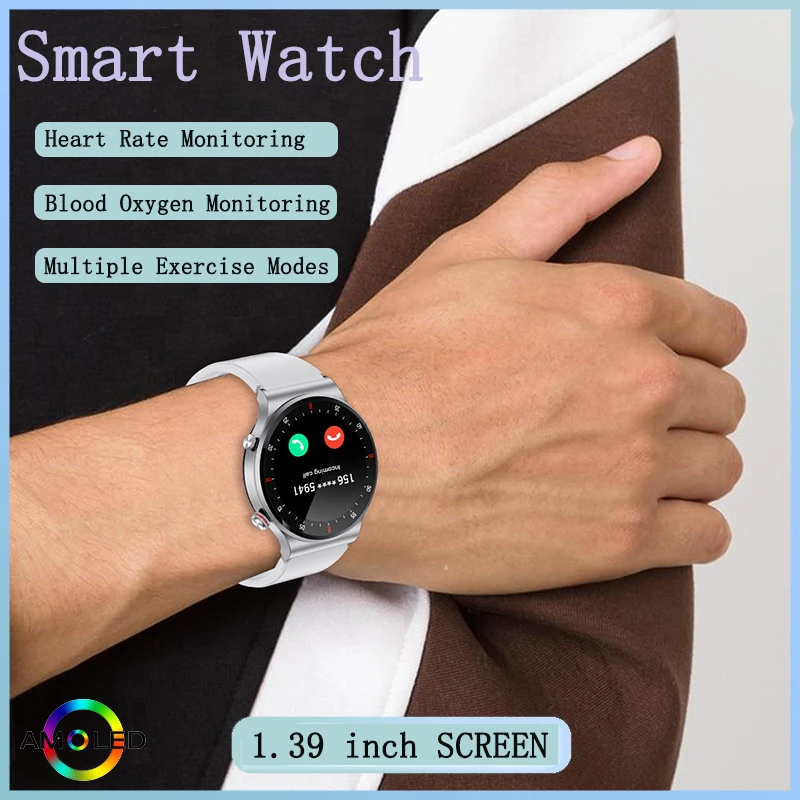 Умные часы LIGE 2026 PPG с Bluetooth-вызовами, AMOLED-экраном, полным сенсорным управлением, для мужчин, спортивные, фитнес-трекер, водонепроницаемые, для Android и iOS
Умные часы LIGE 2026 PPG с Bluetooth-вызовами, AMOLED-экраном, полным сенсорным управлением, для мужчин, спортивные, фитнес-трекер, водонепроницаемые, для Android и iOS