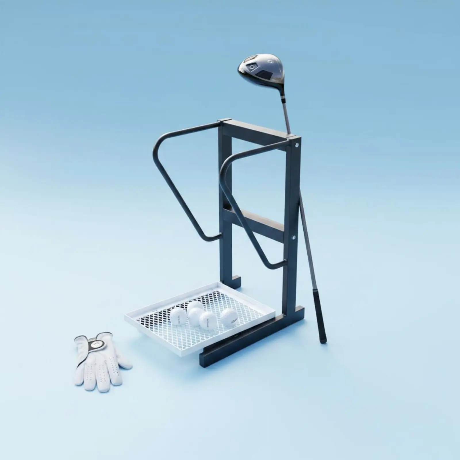 Single Bag Golf Stand Heavy-Duty Golf Bag Stand Easy Assembly Rust-Resistant for Golfers
Single Bag Golf Stand Heavy-Duty Golf Bag Stand Easy Assembly Rust-Resistant for Golfers