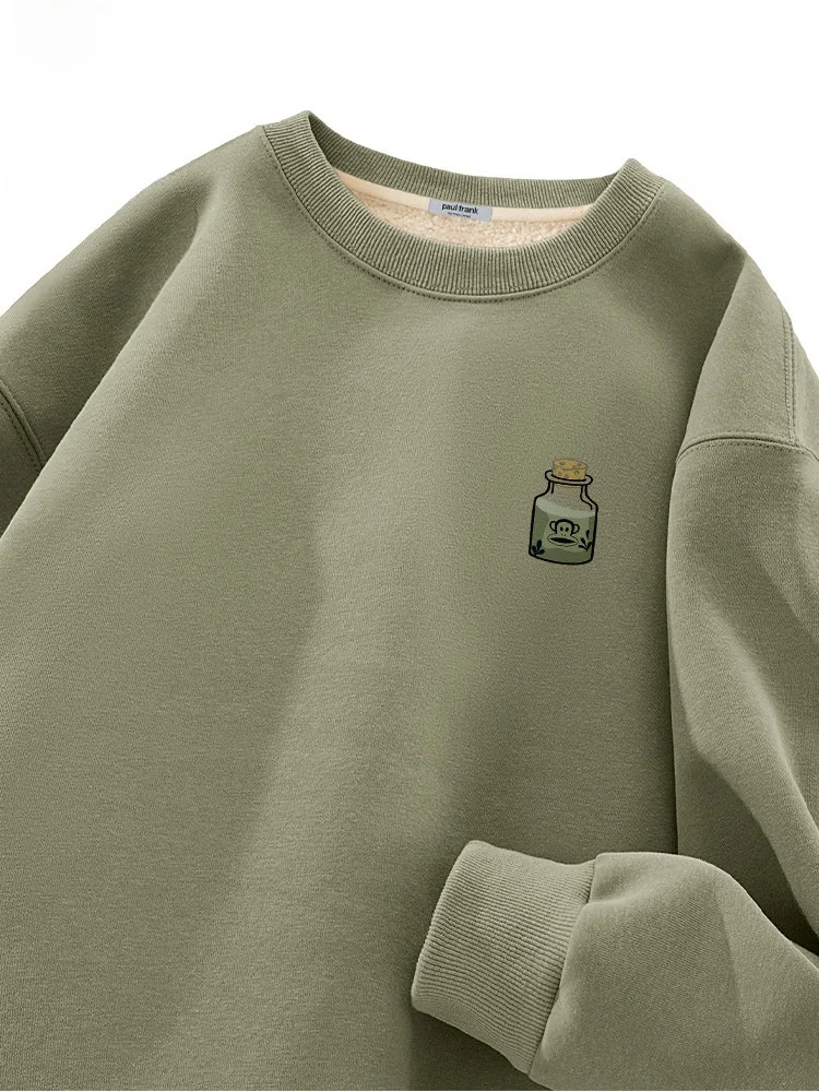 Men's Oversized round Ne Fce Lined Sweatirt Winter een Warm Outerwear Casual Sle Long Sve Print T-irt
Men's Oversized round Ne Fce Lined Sweatirt Winter een Warm Outerwear Casual Sle Long Sve Print T-irt