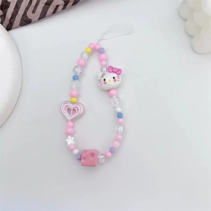 Hello Kitty Girl's New Mobile Pendant Sweet and Cute Handmade Chain Hanging Rope Hanging Decoration Student Girl Gift
Hello Kitty Girl's New Mobile Pendant Sweet and Cute Handmade Chain Hanging Rope Hanging Decoration Student Girl Gift