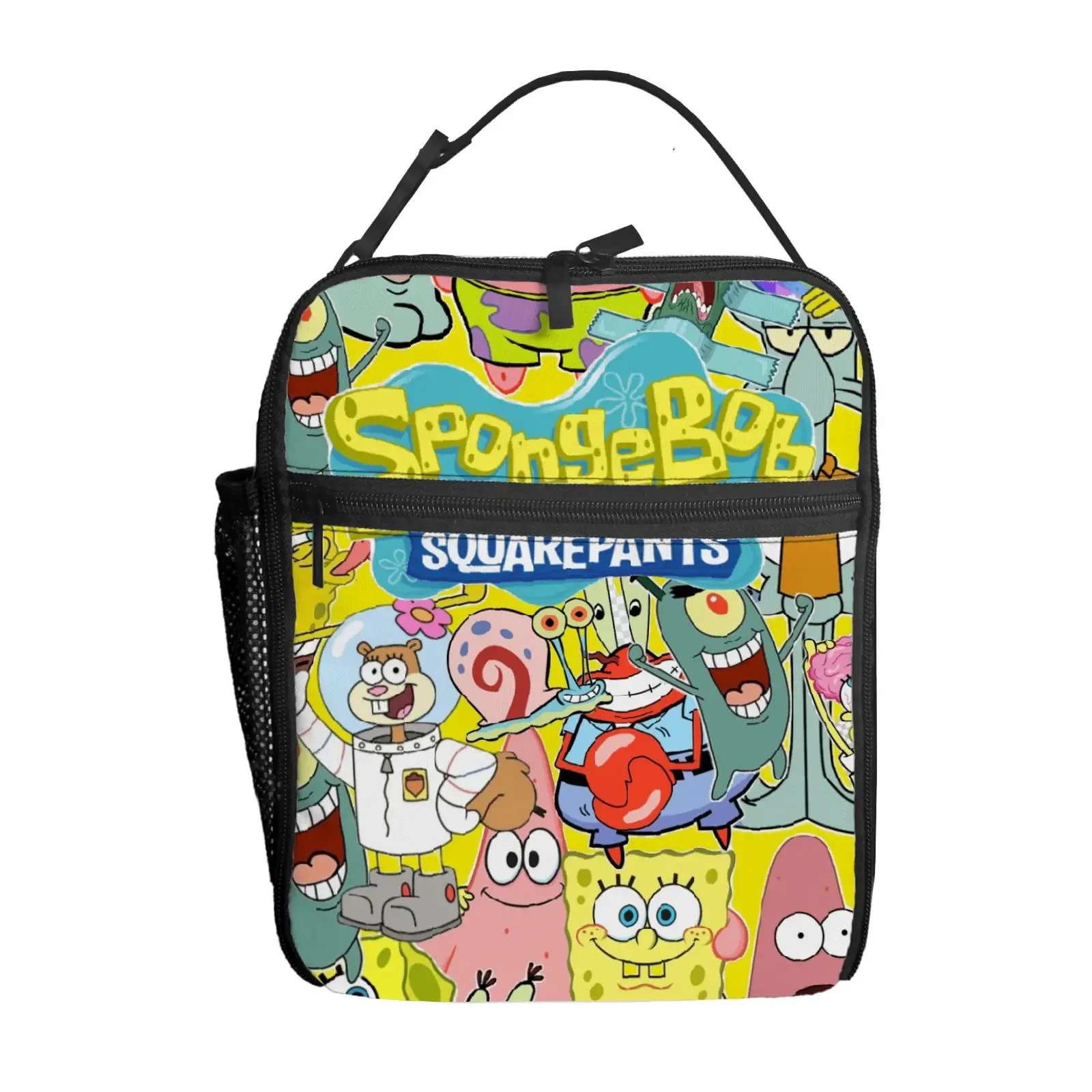 1pc SpongeBob SquarePants theme cartoon print lunch bag, suitable for leisure travel portable meal bag, picnic, commuting, party
1pc SpongeBob SquarePants theme cartoon print lunch bag, suitable for leisure travel portable meal bag, picnic, commuting, party