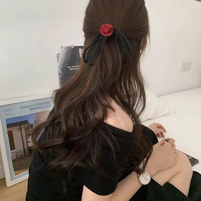 Premium Floral Elastic Hair Tie Rose Design Tweed Ribbon Sweet Girl Ponytail Ring for Women Daily Use Beige
Premium Floral Elastic Hair Tie Rose Design Tweed Ribbon Sweet Girl Ponytail Ring for Women Daily Use Beige