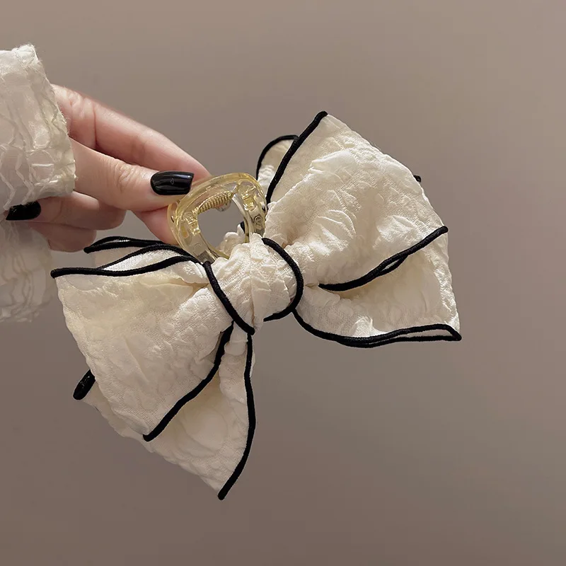Korean Fabric Bow Hair Claw Elegant Solid Bowknot Hair Clips Shark Clip Sweet Headwear Barrette Hair Accessories for Women
Korean Fabric Bow Hair Claw Elegant Solid Bowknot Hair Clips Shark Clip Sweet Headwear Barrette Hair Accessories for Women