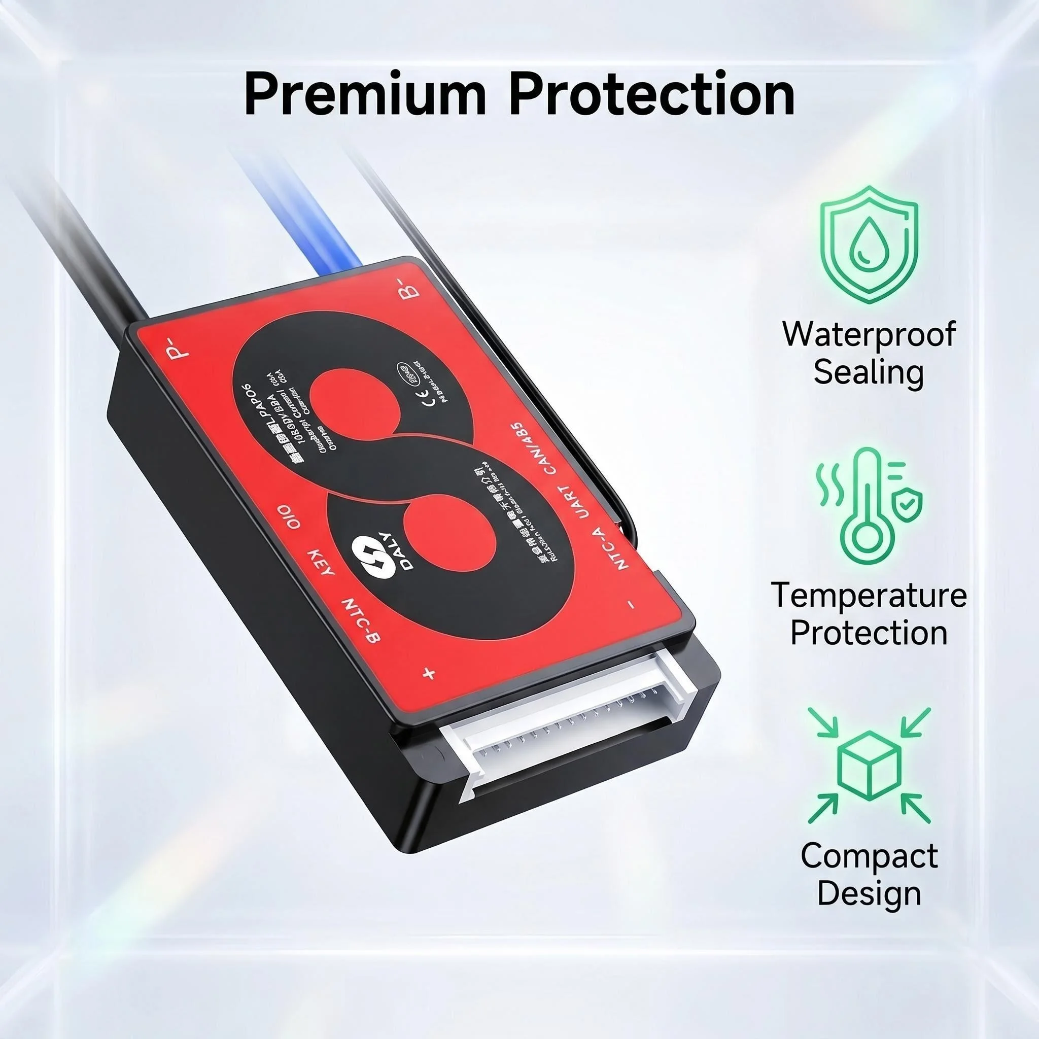BMS Protection Board 3-16S 15-60A LiFePO4 Lithium Ion Battery Balancer Waterproof for E-Bike Energy Storage DIY Power Station
BMS Protection Board 3-16S 15-60A LiFePO4 Lithium Ion Battery Balancer Waterproof for E-Bike Energy Storage DIY Power Station