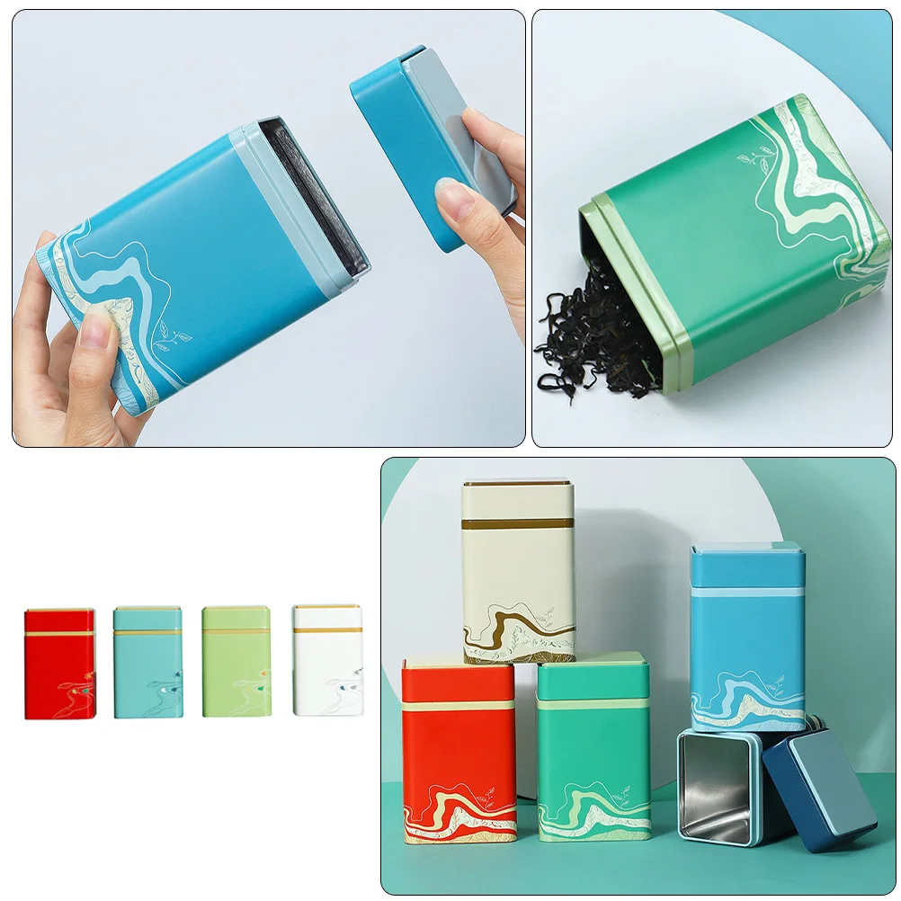Tea Bag Container Storage Airtight Can Coffee Small Metal Tin Canister Jar with Lid
Tea Bag Container Storage Airtight Can Coffee Small Metal Tin Canister Jar with Lid