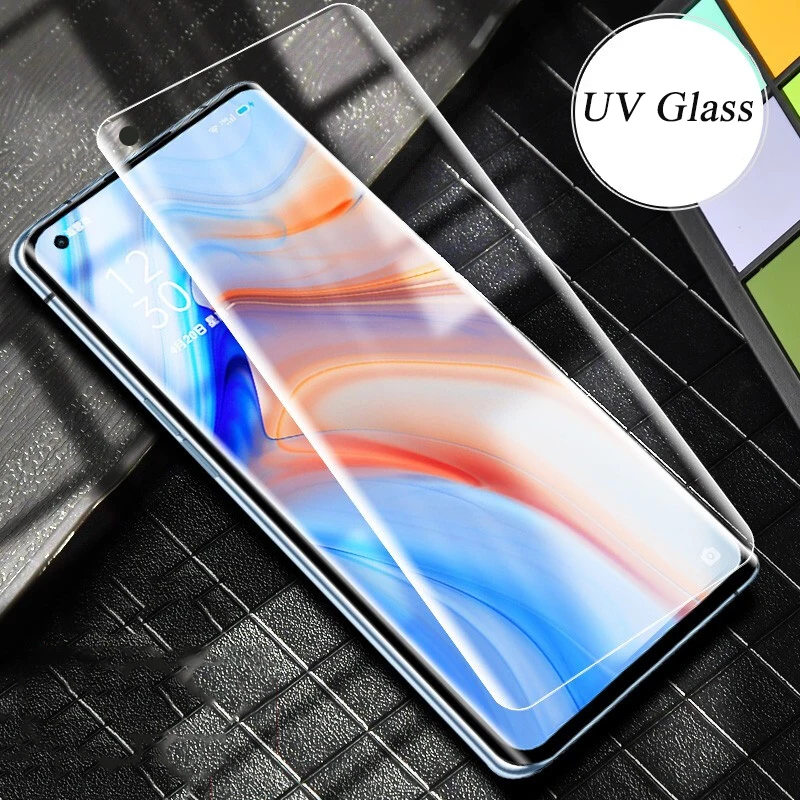 УФ-закаленное стекло для OPPO Reno 3 4 5 Pro Plus, защита экрана, полное покрытие для OPPO Find X X2 X3 X5 профессиональная защитная пленка
УФ-закаленное стекло для OPPO Reno 3 4 5 Pro Plus, защита экрана, полное покрытие для OPPO Find X X2 X3 X5 профессиональная защитная пленка