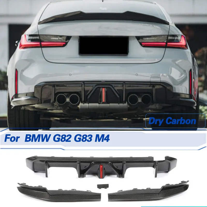 Car Rear Bumper Diffuser Lip Prepreg Dry Carbon for BMW G82 G83 M4 2021-2023 Rear Diffuser Lip Spoiler With Splitters Body Kits
Car Rear Bumper Diffuser Lip Prepreg Dry Carbon for BMW G82 G83 M4 2021-2023 Rear Diffuser Lip Spoiler With Splitters Body Kits