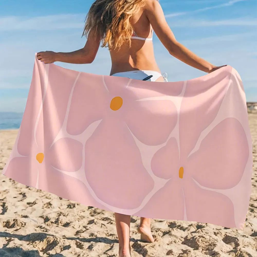 Soft Pink Blooms Beach Towel Cartoon Quick Dry Microfiber Bath Towel for Swimming Surfing Camping Unisex Holiday
Soft Pink Blooms Beach Towel Cartoon Quick Dry Microfiber Bath Towel for Swimming Surfing Camping Unisex Holiday