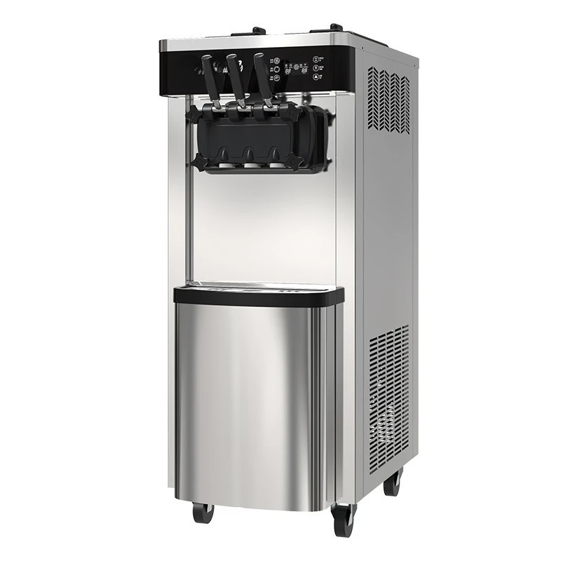 Commercial stall stand vertical ice cream cone silent automatic fast ice cream machine
Commercial stall stand vertical ice cream cone silent automatic fast ice cream machine