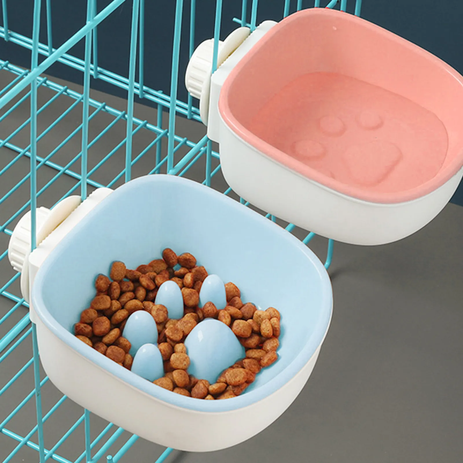 2Pcs Anti-Tip Pet Bowl Hanging Dog Slow Feeder Obstacle Design Cage Food Water Dish for Indigestion Prevention
2Pcs Anti-Tip Pet Bowl Hanging Dog Slow Feeder Obstacle Design Cage Food Water Dish for Indigestion Prevention
