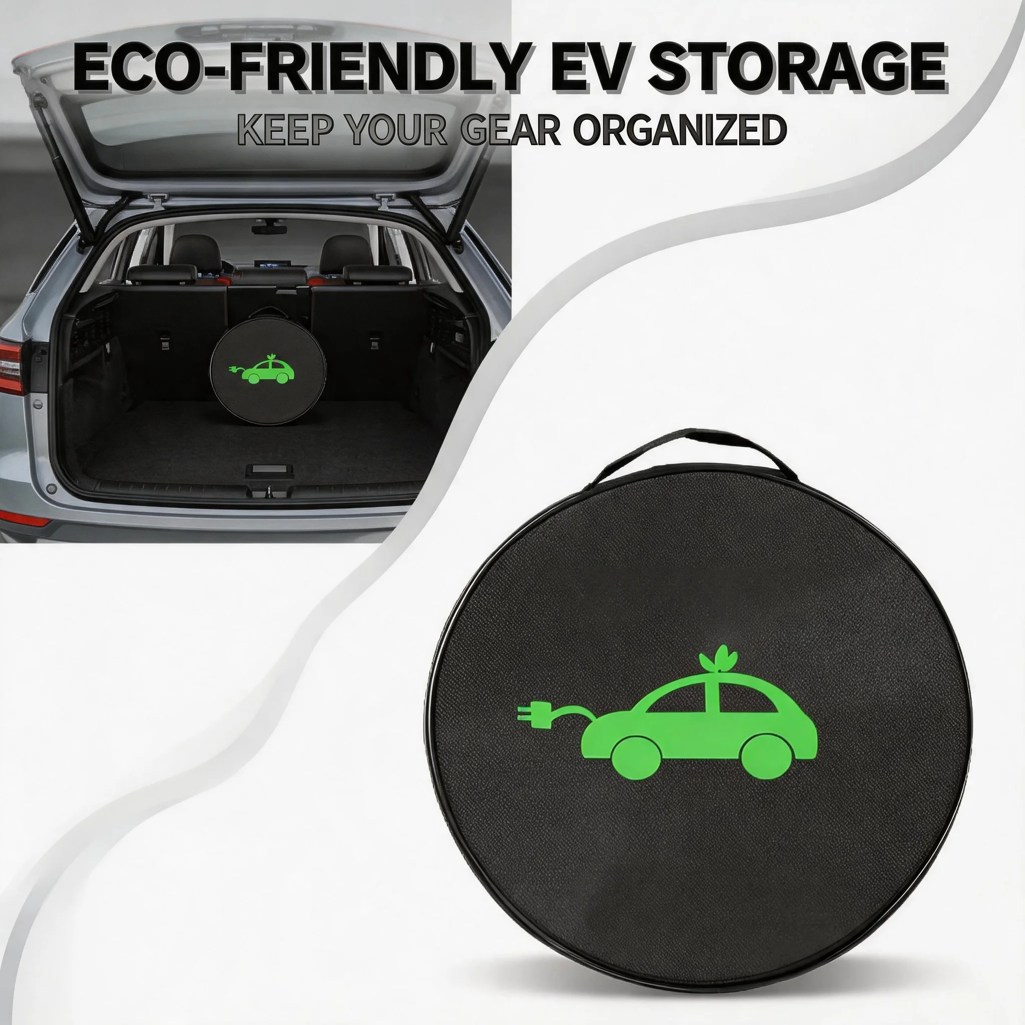 Portable Waterproof EV Charging Cable Organizer Bag Car Tools Storage & Organizer for Jumper Cables Universal Cars Trucks
Portable Waterproof EV Charging Cable Organizer Bag Car Tools Storage & Organizer for Jumper Cables Universal Cars Trucks
