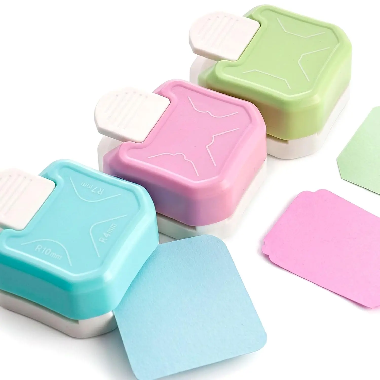 3 in 1 Corner Punch Set for Scrapbooking, Photocards & DIY Paper Crafts, 3 Way Cutter with Rounder, Beauty Shape & Chamfer Edges
3 in 1 Corner Punch Set for Scrapbooking, Photocards & DIY Paper Crafts, 3 Way Cutter with Rounder, Beauty Shape & Chamfer Edges