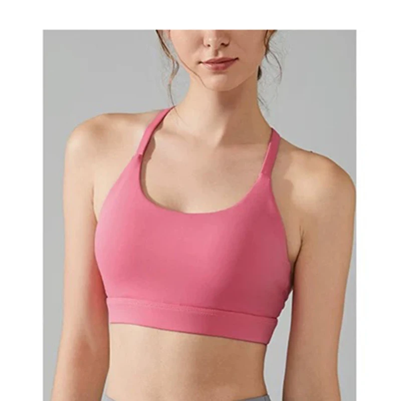 Women's fitness sports bra, with a naked feel that gathers a sexy and beautiful back
Women's fitness sports bra, with a naked feel that gathers a sexy and beautiful back