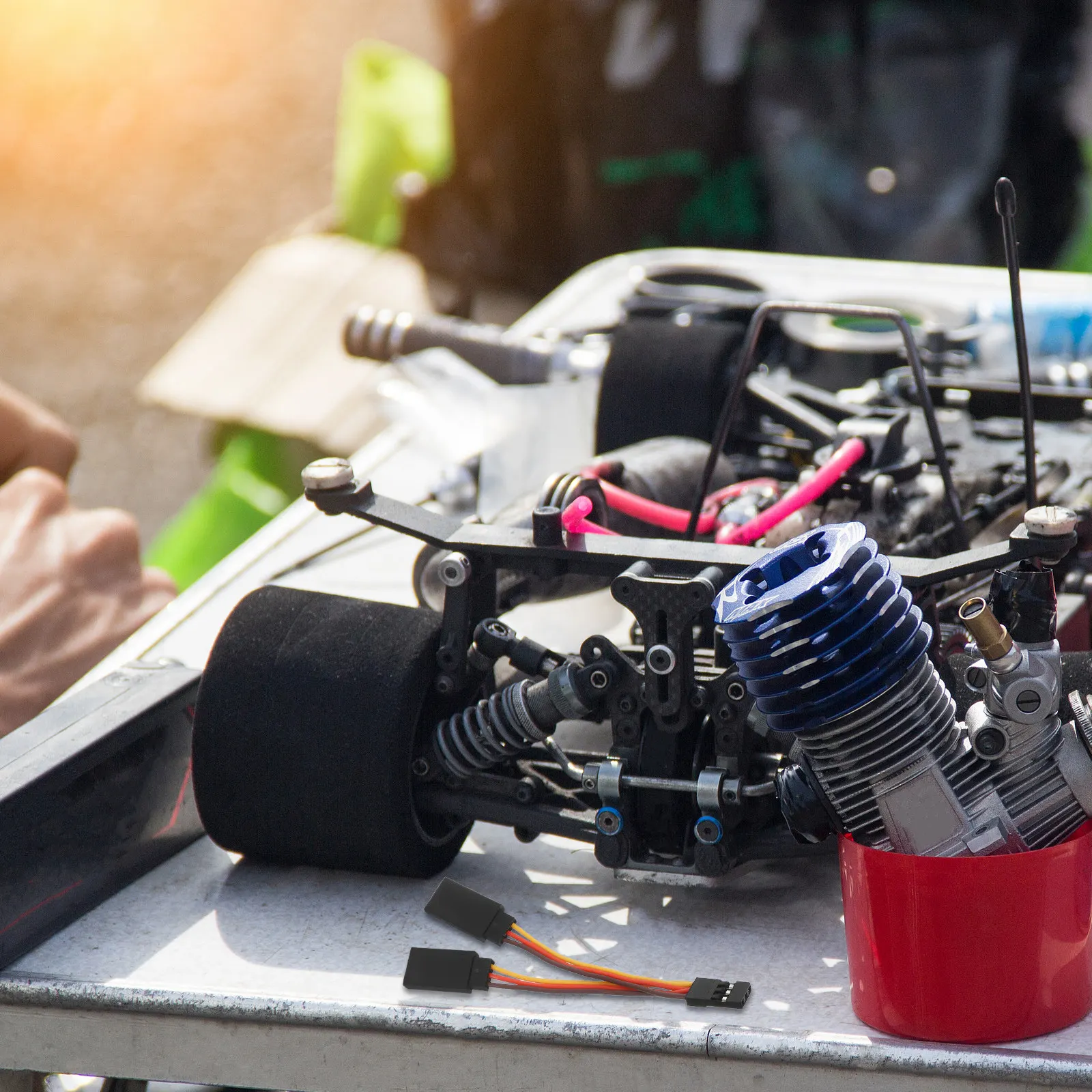 5Pcs Y-Style Extension Wire for Rc Cars Robots Compact Design High-Density Contact Low-Signal-Loss Long-Lasting Flex