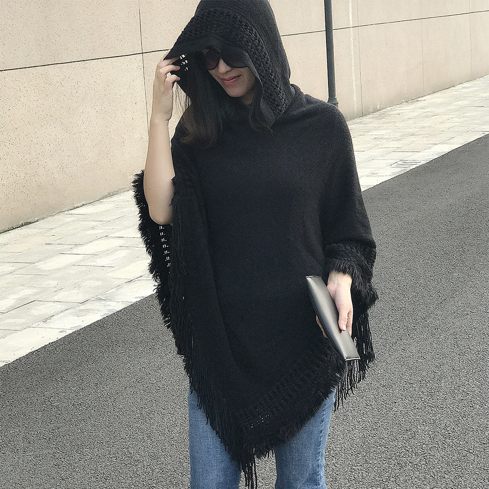 Large Solid Color Scarf Shawl Warm Durable Acrylic Material Hooded Cape Suitable Winter Autumn Knitted Multi Functional Large
Large Solid Color Scarf Shawl Warm Durable Acrylic Material Hooded Cape Suitable Winter Autumn Knitted Multi Functional Large