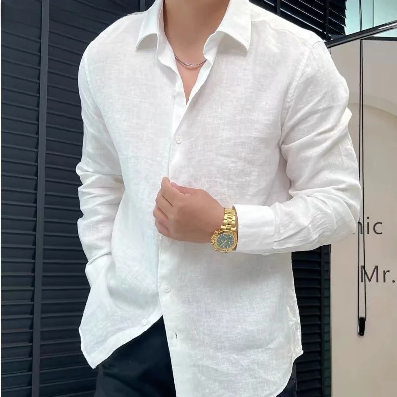 Retro Cotton Linen Men's Casual Long Sleeve Sun Protection Open Cardigan Silk Linen Breathable Workwear Shirt Youth Trend Aut...
Retro Cotton Linen Men's Casual Long Sleeve Sun Protection Open Cardigan Silk Linen Breathable Workwear Shirt Youth Trend Aut...